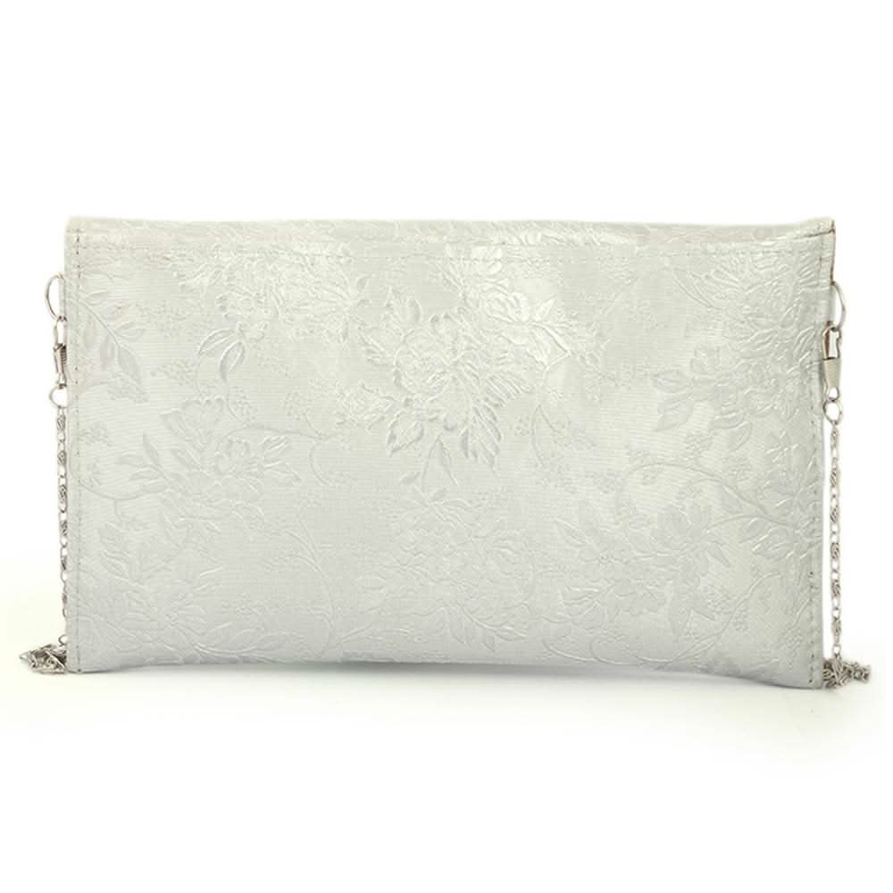 Women's Fancy Clutch (K-2077) - White, Women, Clutches, Chase Value, Chase Value