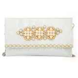 Women's Fancy Clutch (K-2078) - White, Women, Clutches, Chase Value, Chase Value