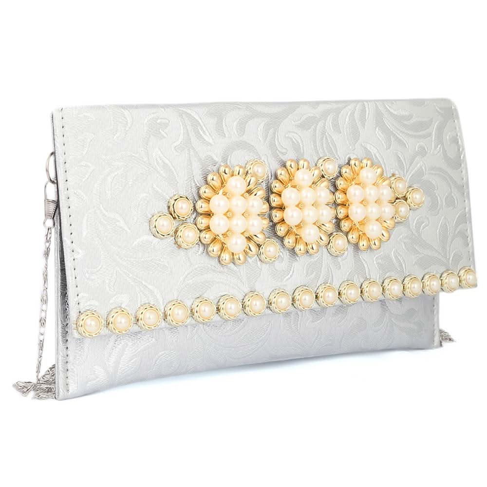 Women's Fancy Clutch (K-2078) - Grey, Women, Clutches, Chase Value, Chase Value