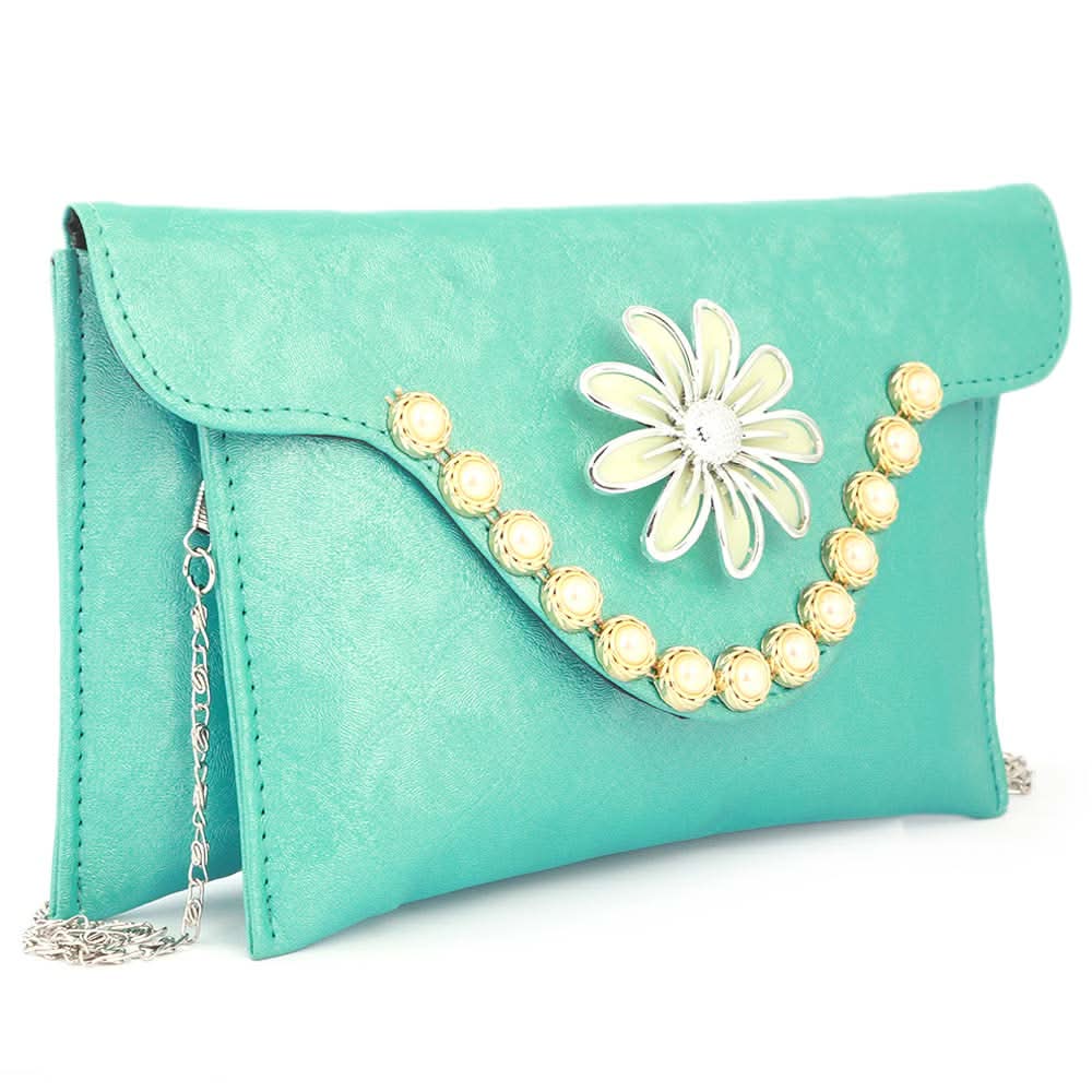 Women's Fancy Clutch (K-2082) - Sea Green, Women, Clutches, Chase Value, Chase Value