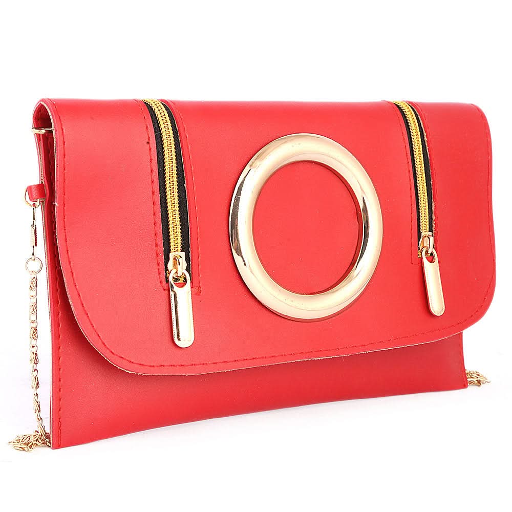 Women's Clutch (K-2083) - Red, Women, Clutches, Chase Value, Chase Value