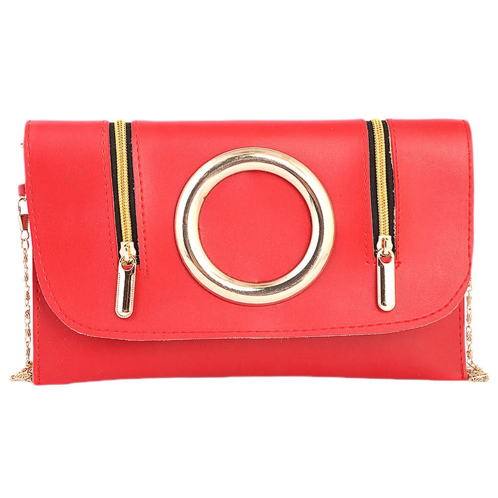 Women's Clutch (K-2083) - Red, Women, Clutches, Chase Value, Chase Value