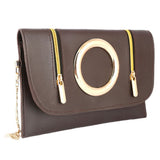 Women's Clutch (K-2083) - Coffee, Women, Clutches, Chase Value, Chase Value