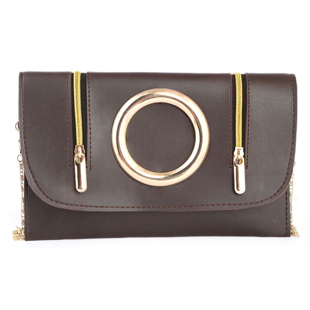 Women's Clutch (K-2083) - Coffee, Women, Clutches, Chase Value, Chase Value