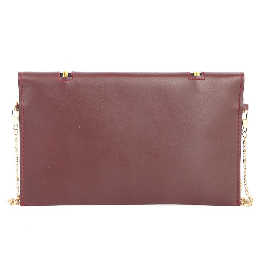 Women's Clutch (K-2083) - Maroon, Women, Clutches, Chase Value, Chase Value