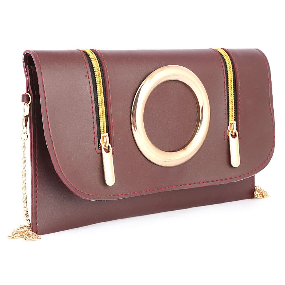 Women's Clutch (K-2083) - Maroon, Women, Clutches, Chase Value, Chase Value