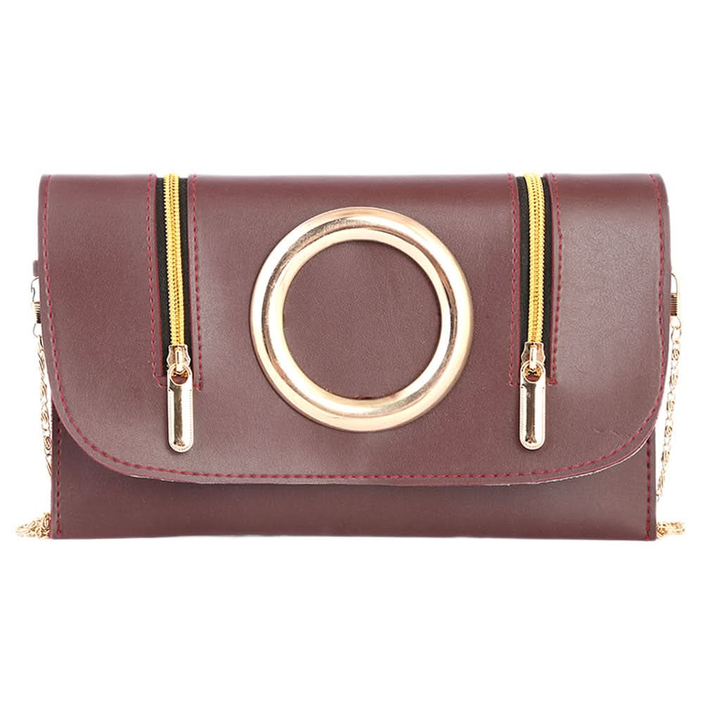Women's Clutch (K-2083) - Maroon, Women, Clutches, Chase Value, Chase Value