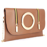Women's Clutch (K-2083) - Brown, Women, Clutches, Chase Value, Chase Value