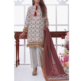 VS Daman Cambric Printed 3 Pcs Un-Stitched Suit Vol 1 - B-2101, Women, 3Pcs Shalwar Suit, VS Textiles, Chase Value