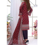 VS Daman Cambric Printed 3 Pcs Un-Stitched Suit Vol 1 - B-2102, Women, 3Pcs Shalwar Suit, VS Textiles, Chase Value