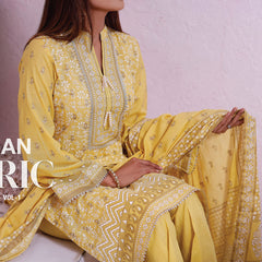 VS Daman Cambric Printed 3 Pcs Un-Stitched Suit Vol 1 - B-2103, Women, 3Pcs Shalwar Suit, VS Textiles, Chase Value