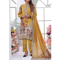 VS Daman Cambric Printed 3 Pcs Un-Stitched Suit Vol 1 - A-2105, Women, 3Pcs Shalwar Suit, VS Textiles, Chase Value