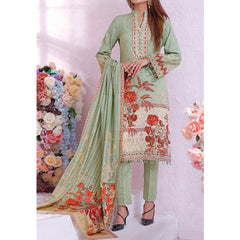 VS Daman Cambric Printed 3 Pcs Un-Stitched Suit Vol 1 - B-2105, Women, 3Pcs Shalwar Suit, VS Textiles, Chase Value