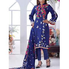 VS Daman Cambric Printed 3 Pcs Un-Stitched Suit Vol 1 - B-2106, Women, 3Pcs Shalwar Suit, VS Textiles, Chase Value