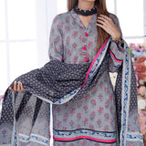 VS Daman Cambric Printed 3 Pcs Un-Stitched Suit Vol 1 - A-2107, Women, 3Pcs Shalwar Suit, VS Textiles, Chase Value