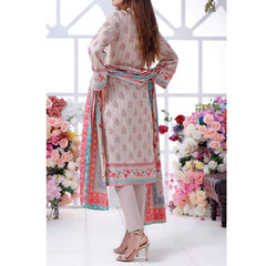 VS Daman Cambric Printed 3 Pcs Un-Stitched Suit Vol 1 - B-2108, Women, 3Pcs Shalwar Suit, VS Textiles, Chase Value