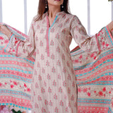 VS Daman Cambric Printed 3 Pcs Un-Stitched Suit Vol 1 - B-2108, Women, 3Pcs Shalwar Suit, VS Textiles, Chase Value