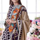 VS Daman Cambric Printed 3 Pcs Un-Stitched Suit Vol 1 - A-2109, Women, 3Pcs Shalwar Suit, VS Textiles, Chase Value