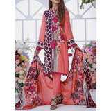 VS Daman Cambric Printed 3 Pcs Un-Stitched Suit Vol 1 - B-2109, Women, 3Pcs Shalwar Suit, VS Textiles, Chase Value