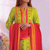 VS Daman Cambric Printed 3 Pcs Un-Stitched Suit Vol 1 - B-2110, Women, 3Pcs Shalwar Suit, VS Textiles, Chase Value