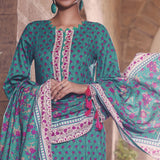 VS Daman Printed Cambric unstitched 3pc Suit V-2, Women, 3Pcs Shalwar Suit, VS Textiles, Chase Value