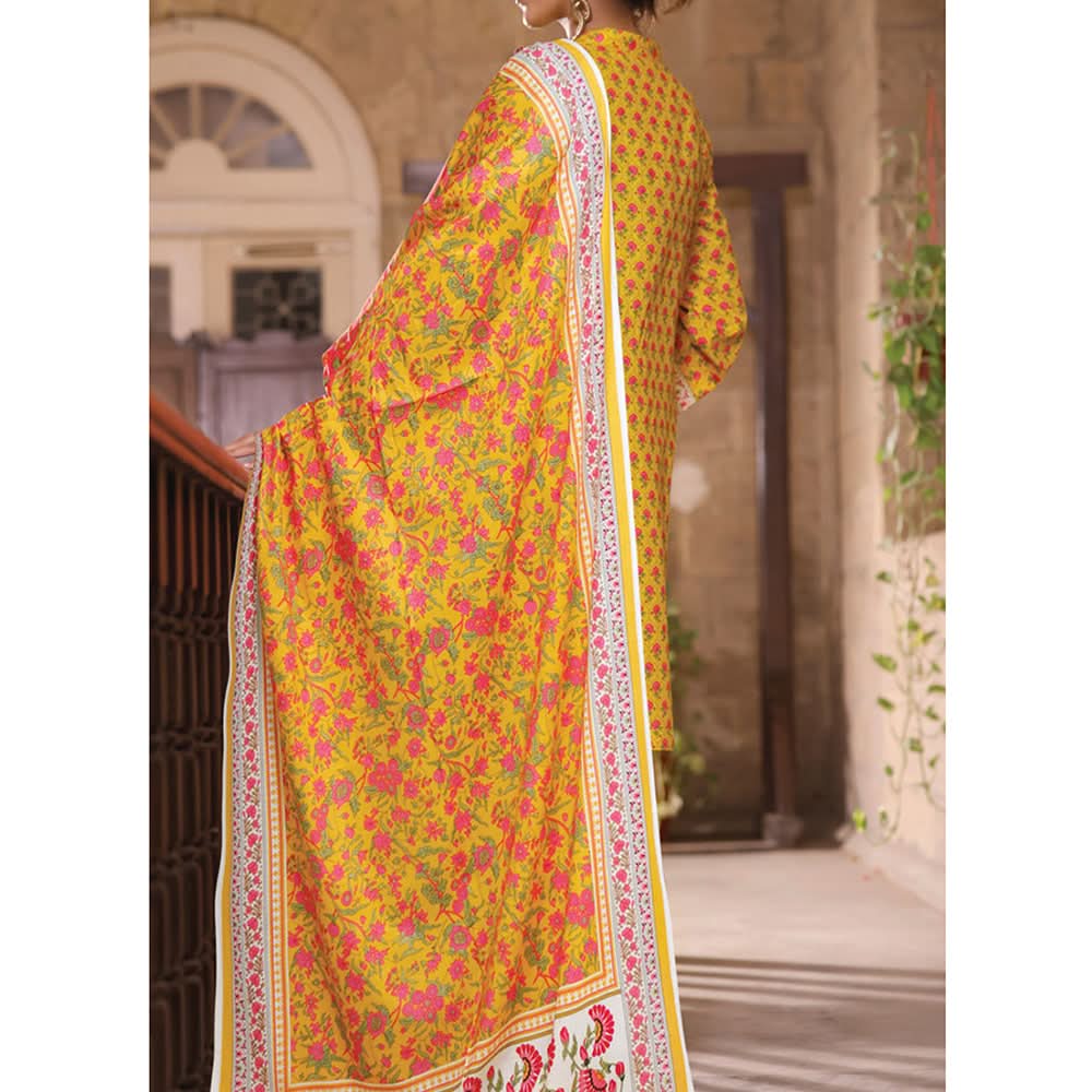 VS Daman Printed Cambric unstitched 3pc Suit V-2, Women, 3Pcs Shalwar Suit, VS Textiles, Chase Value