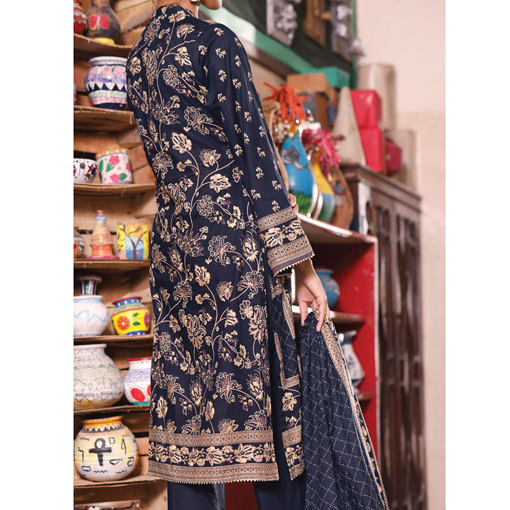 VS Daman Printed Cambric unstitched 3pc Suit V-2, Women, 3Pcs Shalwar Suit, VS Textiles, Chase Value