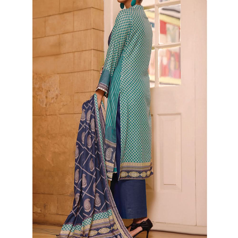 VS Daman Printed Cambric unstitched 3pc Suit V-2, Women, 3Pcs Shalwar Suit, VS Textiles, Chase Value