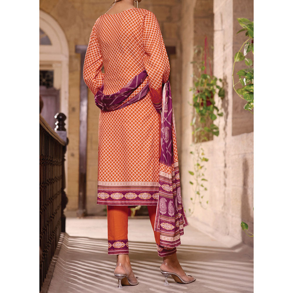 VS Daman Printed Cambric unstitched 3pc Suit V-2, Women, 3Pcs Shalwar Suit, VS Textiles, Chase Value