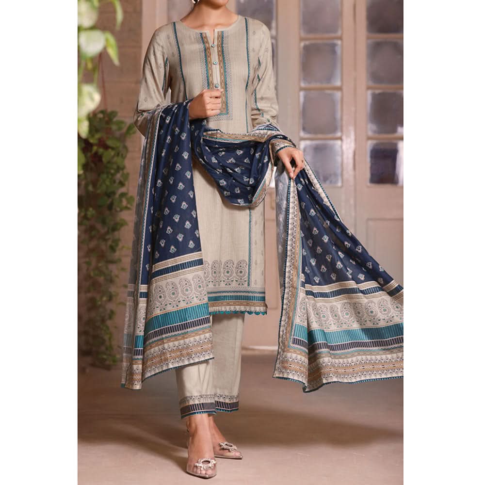 VS Daman Printed Cambric unstitched 3pc Suit V-2, Women, 3Pcs Shalwar Suit, VS Textiles, Chase Value