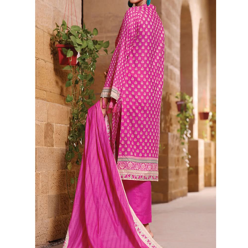 VS Daman Printed Cambric unstitched 3pc Suit V-2, Women, 3Pcs Shalwar Suit, VS Textiles, Chase Value