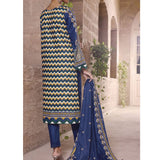 VS Daman Printed Cambric unstitched 3pc Suit V-2, Women, 3Pcs Shalwar Suit, VS Textiles, Chase Value