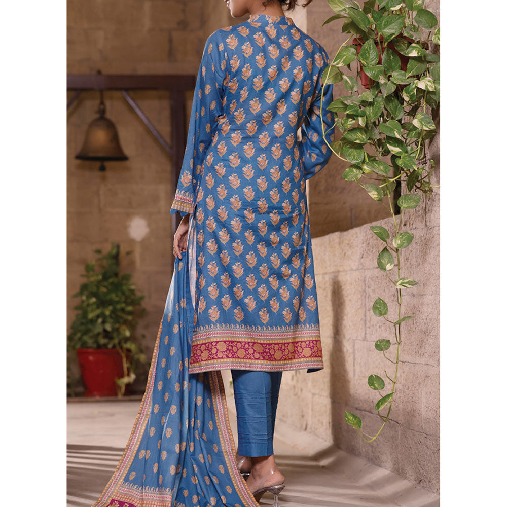 VS Daman Printed Cambric unstitched 3pc Suit V-2, Women, 3Pcs Shalwar Suit, VS Textiles, Chase Value