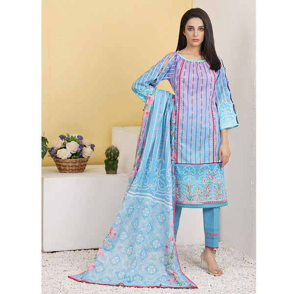 Eminent Digital Lawn 3 Pcs Un-Stitched Suit - 4, Women, 3Pcs Shalwar Suit, Eminent, Chase Value