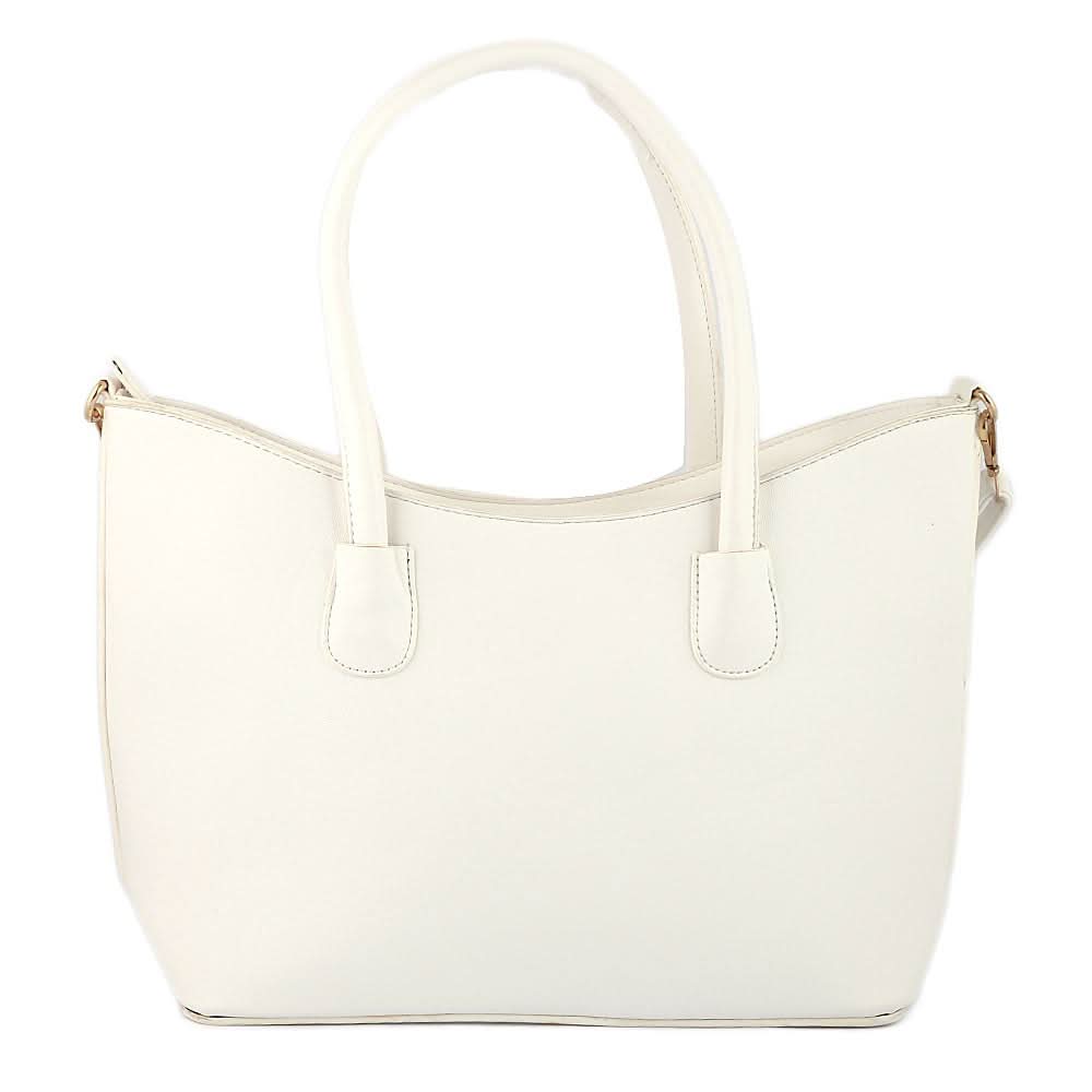 Women's Handbag 3 Pcs (2219) - White, Women, Bags, Chase Value, Chase Value