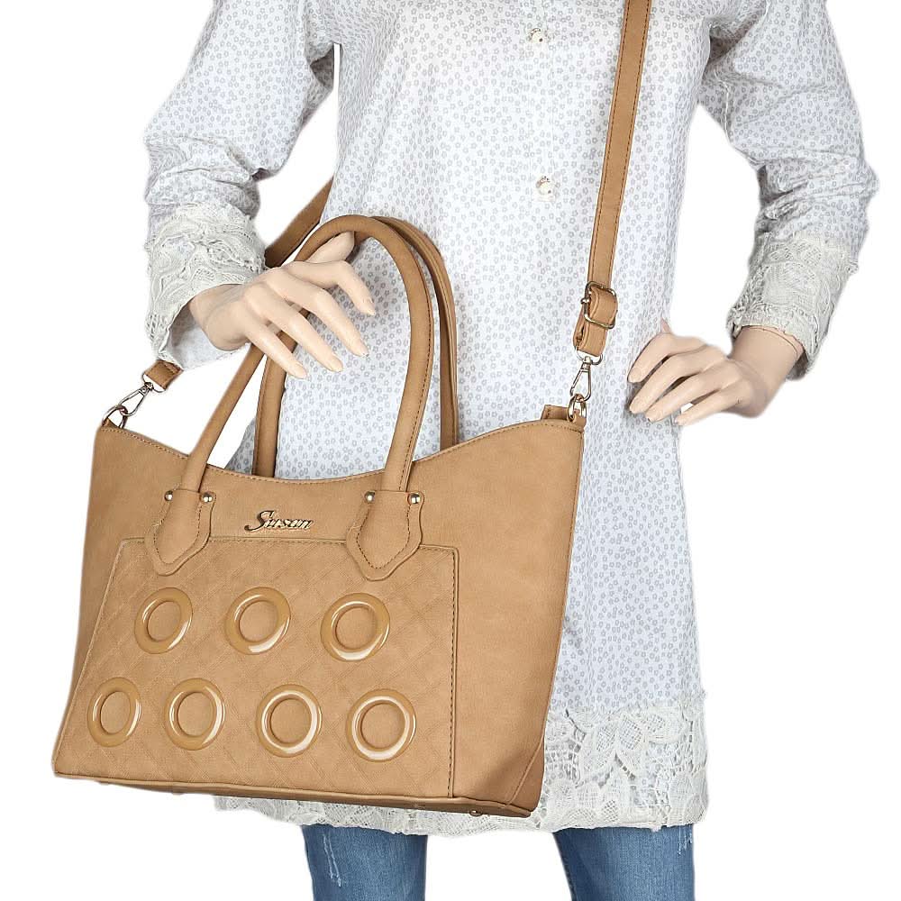 Women's Handbag 3 Pcs (2219) - Apricot, Women, Bags, Chase Value, Chase Value