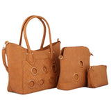 Women's Handbag 3 Pcs (2219) - Taupe, Women, Bags, Chase Value, Chase Value