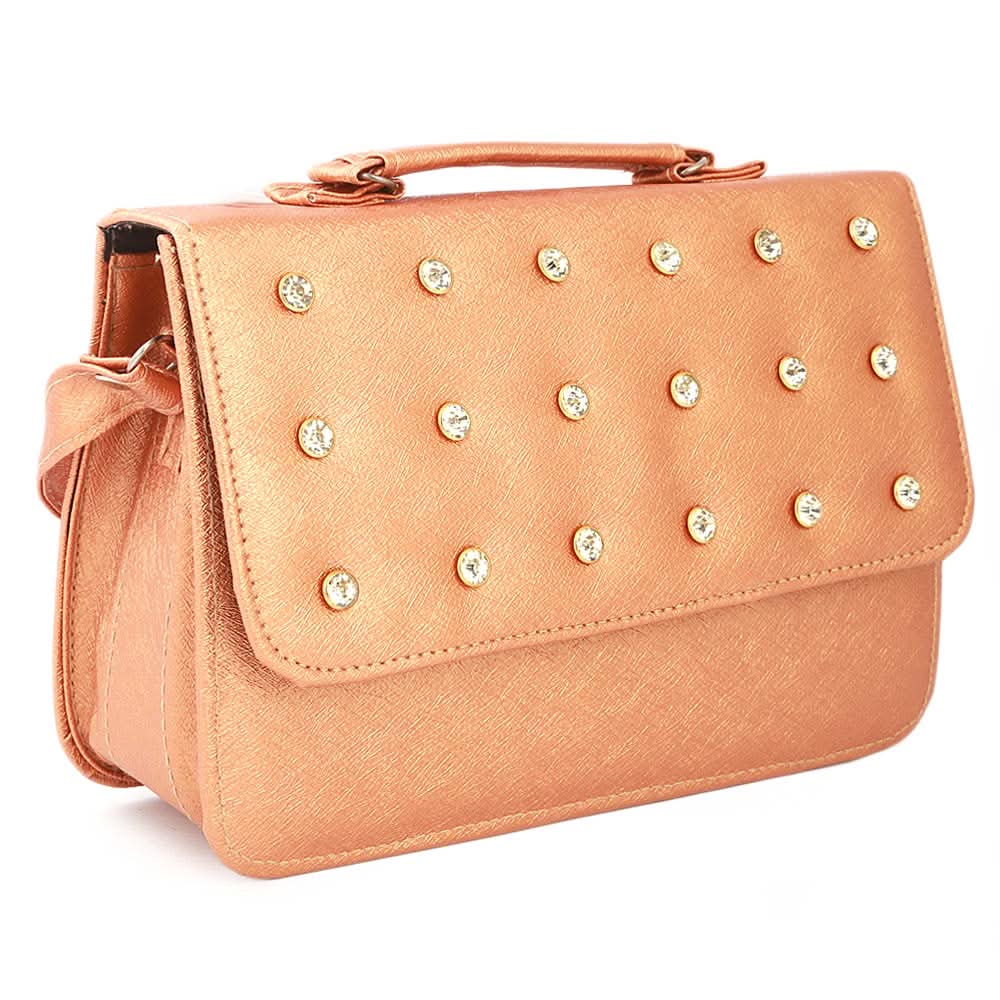 Women's Handbag (2280) - Golden, Women, Bags, Chase Value, Chase Value