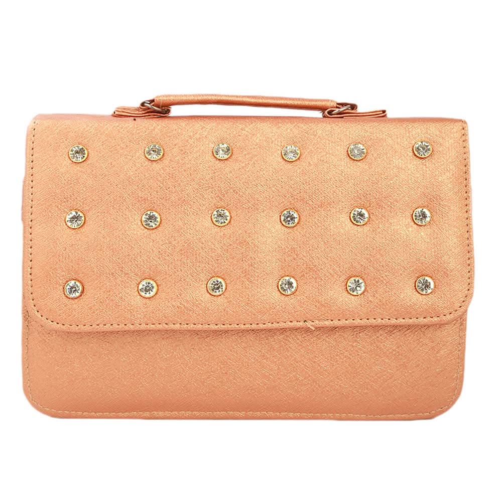 Women's Handbag (2280) - Golden, Women, Bags, Chase Value, Chase Value
