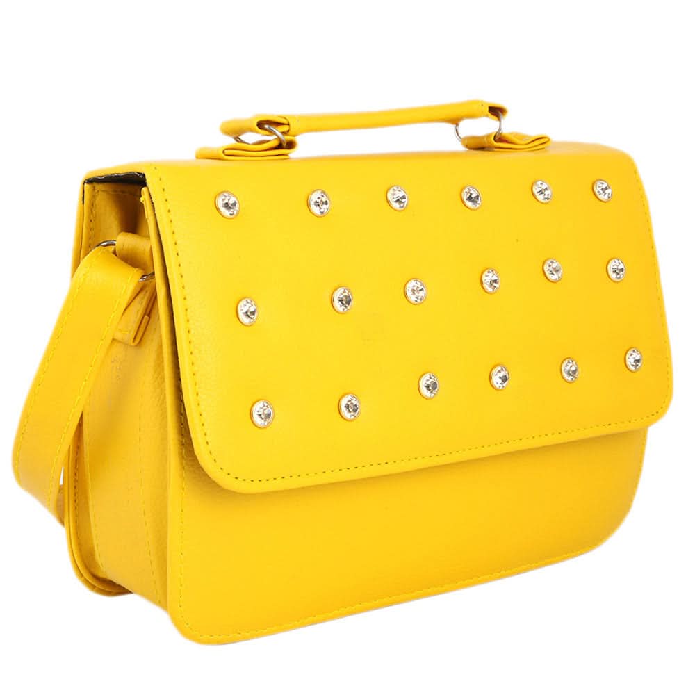 Women's Handbag (2280) - Yellow, Women, Bags, Chase Value, Chase Value