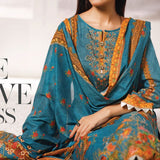 VS-MISRI Digital Printed Lawn V-3 3 Pcs Un-Stitched Suit - 22A, Women, 3Pcs Shalwar Suit, VS Textiles, Chase Value