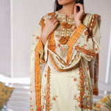 VS-MISRI Digital Printed Lawn V-3 3 Pcs Un-Stitched Suit - 22B, Women, 3Pcs Shalwar Suit, VS Textiles, Chase Value