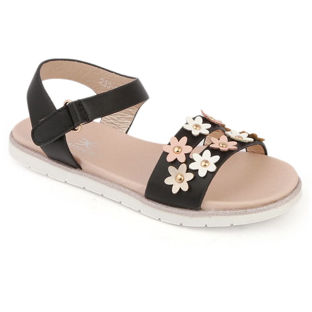 Girls Fancy Sandals (233-5) - Black, Kids, Girls Sandals, Chase Value, Chase Value