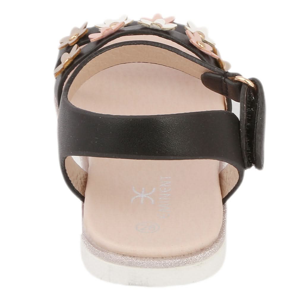 Girls Fancy Sandals (233-5) - Black, Kids, Girls Sandals, Chase Value, Chase Value