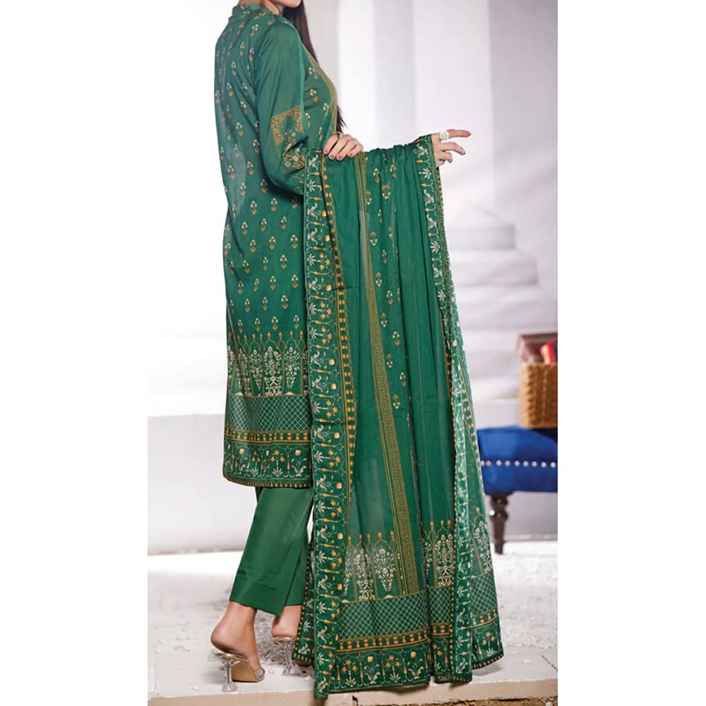 VS-MISRI Digital Printed Lawn V-3 3 Pcs Un-Stitched Suit - 23B, Women, 3Pcs Shalwar Suit, VS Textiles, Chase Value