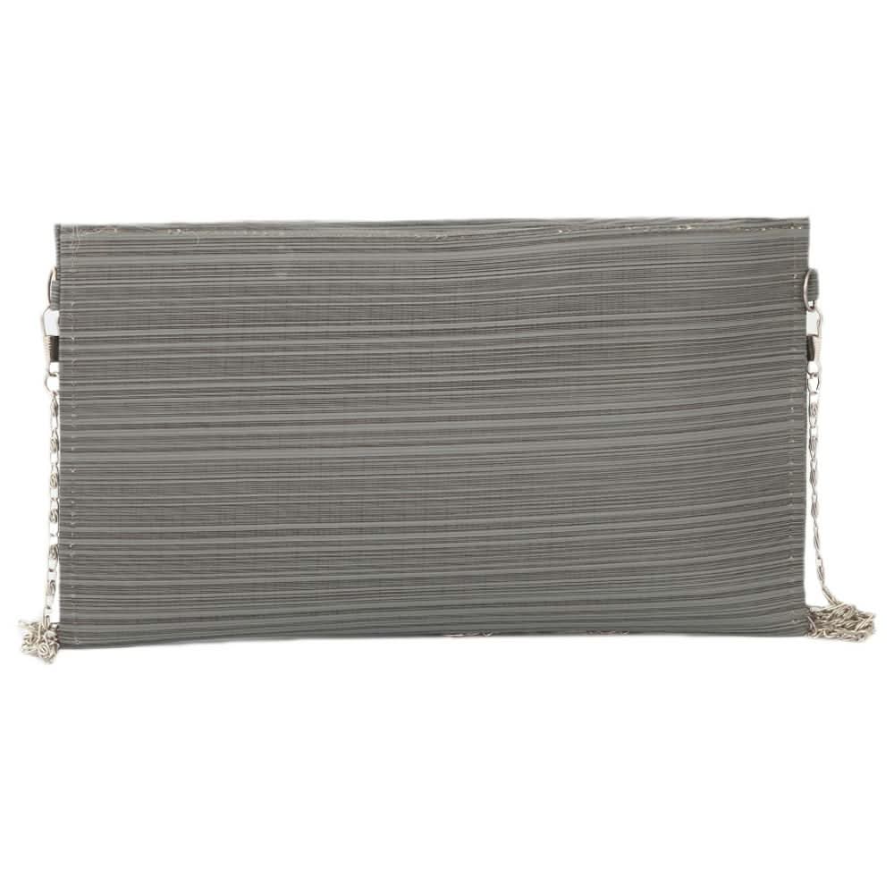 Women's Fancy Clutch (Kam-243) - Grey, Women, Clutches, Chase Value, Chase Value