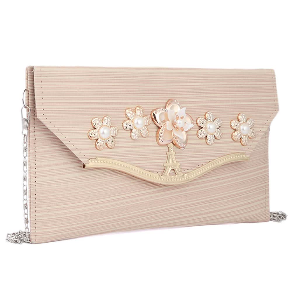 Women's Fancy Clutch (Kam-243) - Fawn, Women, Clutches, Chase Value, Chase Value