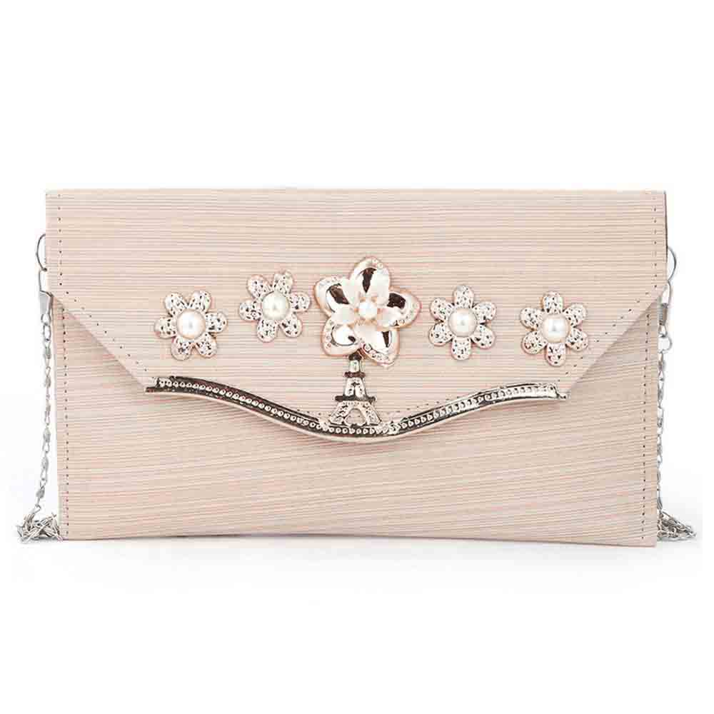 Women's Fancy Clutch (Kam-243) - Fawn, Women, Clutches, Chase Value, Chase Value