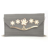 Women's Fancy Clutch (Kam-243) - Grey, Women, Clutches, Chase Value, Chase Value