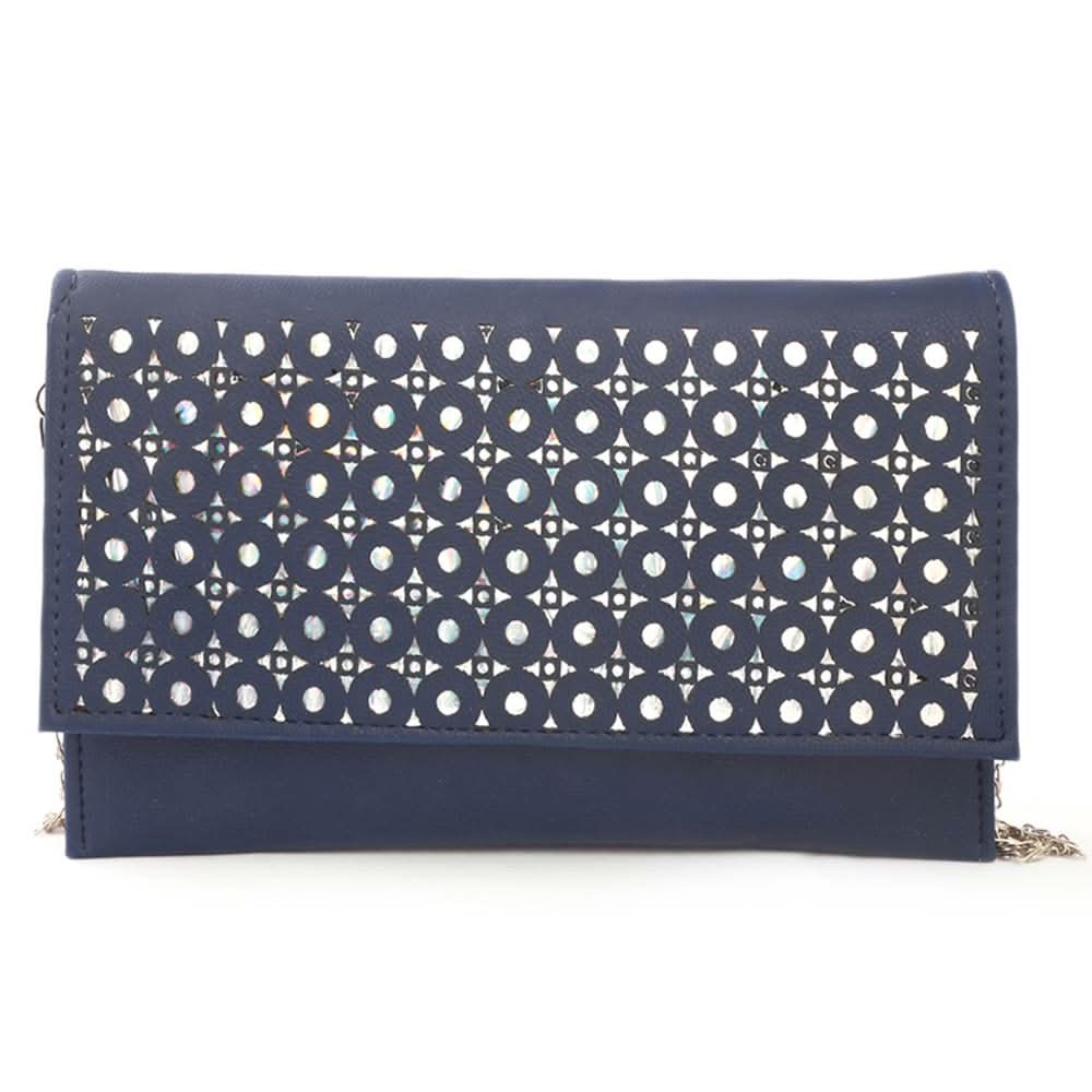 Women's Clutch (Kam-245) - Navy Blue, Women, Clutches, Chase Value, Chase Value